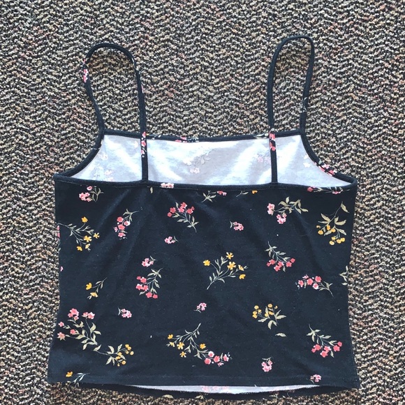 Garage Floral Crop Tank - Picture 2 of 2